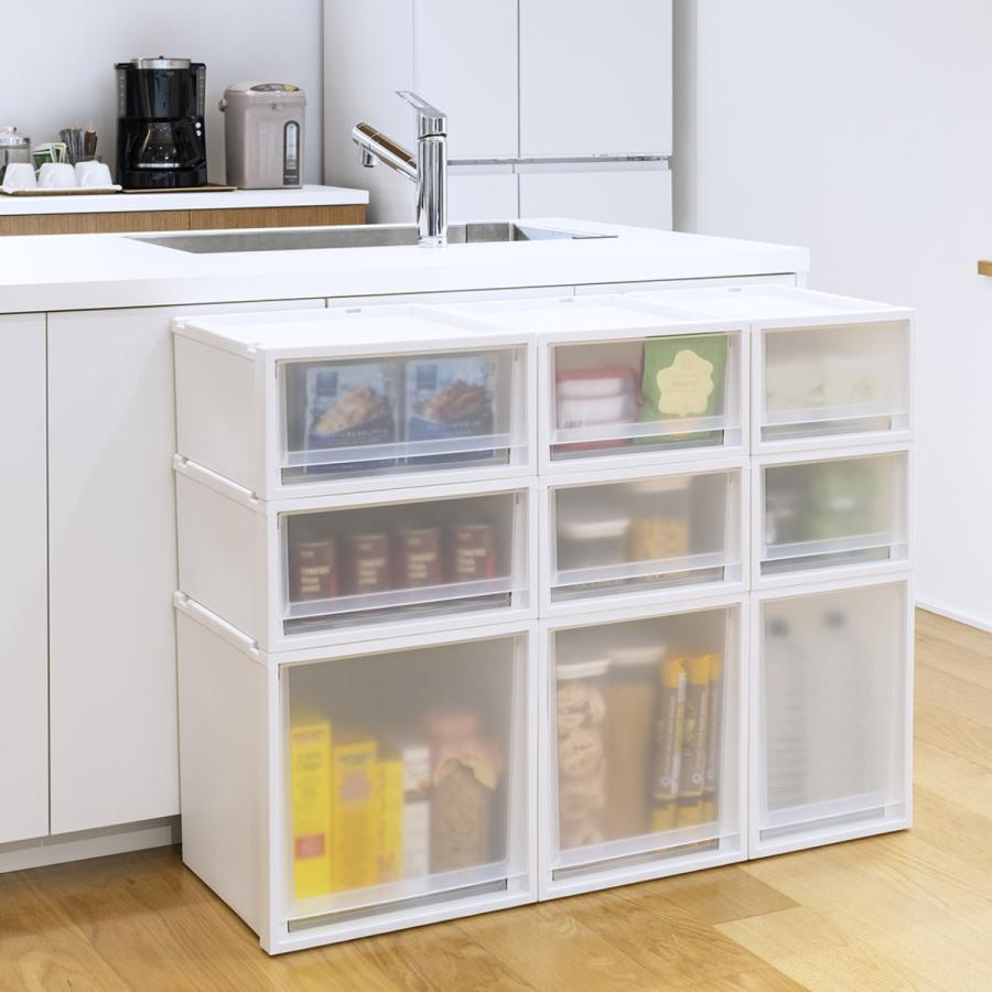 収納ケース Fits フィッツケース マルチ 40-30L ( 幅30×奥行40×高さ40cm 収納 ケース 衣類収納 積み重ね 収納ボックス 衣装ケース クローゼット収納 引き出し 衣類ケース 洗面所 小物収納 プラスチック )