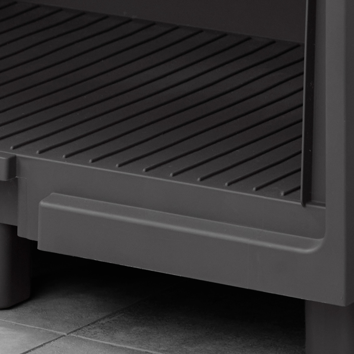 宅配ボックス 積み重ねても受け取れる宅配ボックス ( 宅配 ボックス ポスト一体型 ポスト 宅配ポスト 一戸建て用 スタッキング 1段 据え置き 置き配用ボックス ステッカー 郵便 郵便受け 宅配BOX 戸建 屋外 ) 【ダークグレー】 ダークグレー