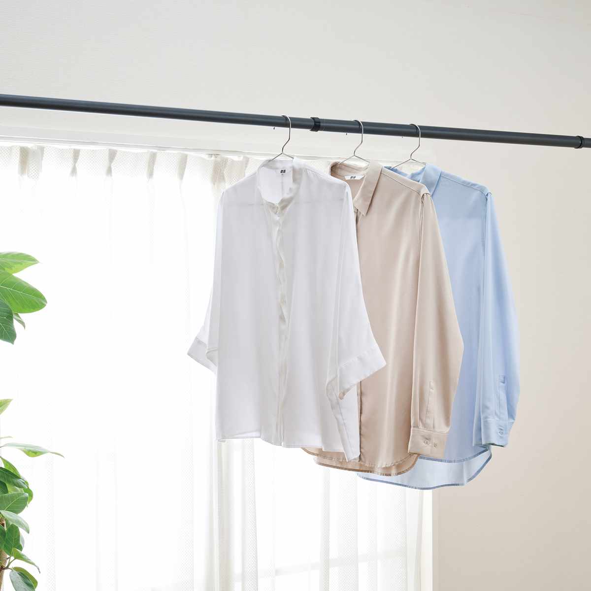 物干し竿 ポーリッシュ ブラック ジョイント伸縮竿 1.7~2.3m 2m 屋外 ベランダ ( PORISH 物干し 竿 竿のみ 伸縮 インテリア物干し 洗濯物干し 屋外干し ポール 洗濯ポール ものほしざお 長さ調節 洗濯 洗濯物 黒 おしゃれ )