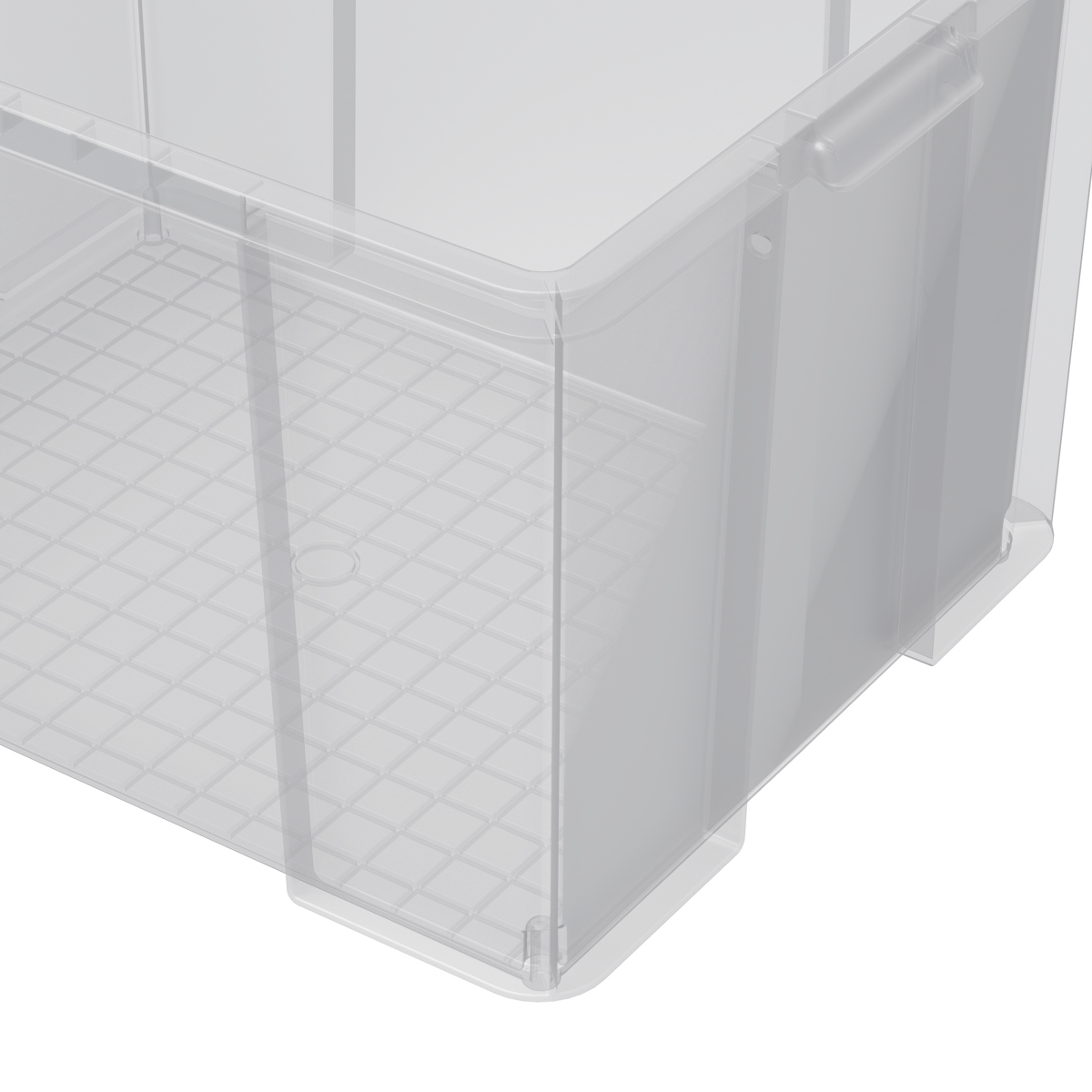 収納ボックス ロックス BOX 440L 大容量 幅29×奥行43×高さ30.5cm フタなし ( 収納ケース 積み重ね 丈夫 頑丈 収納 日本製 衣装ケース ストッカー 保管 スタッキング 工具箱 整理整頓 )