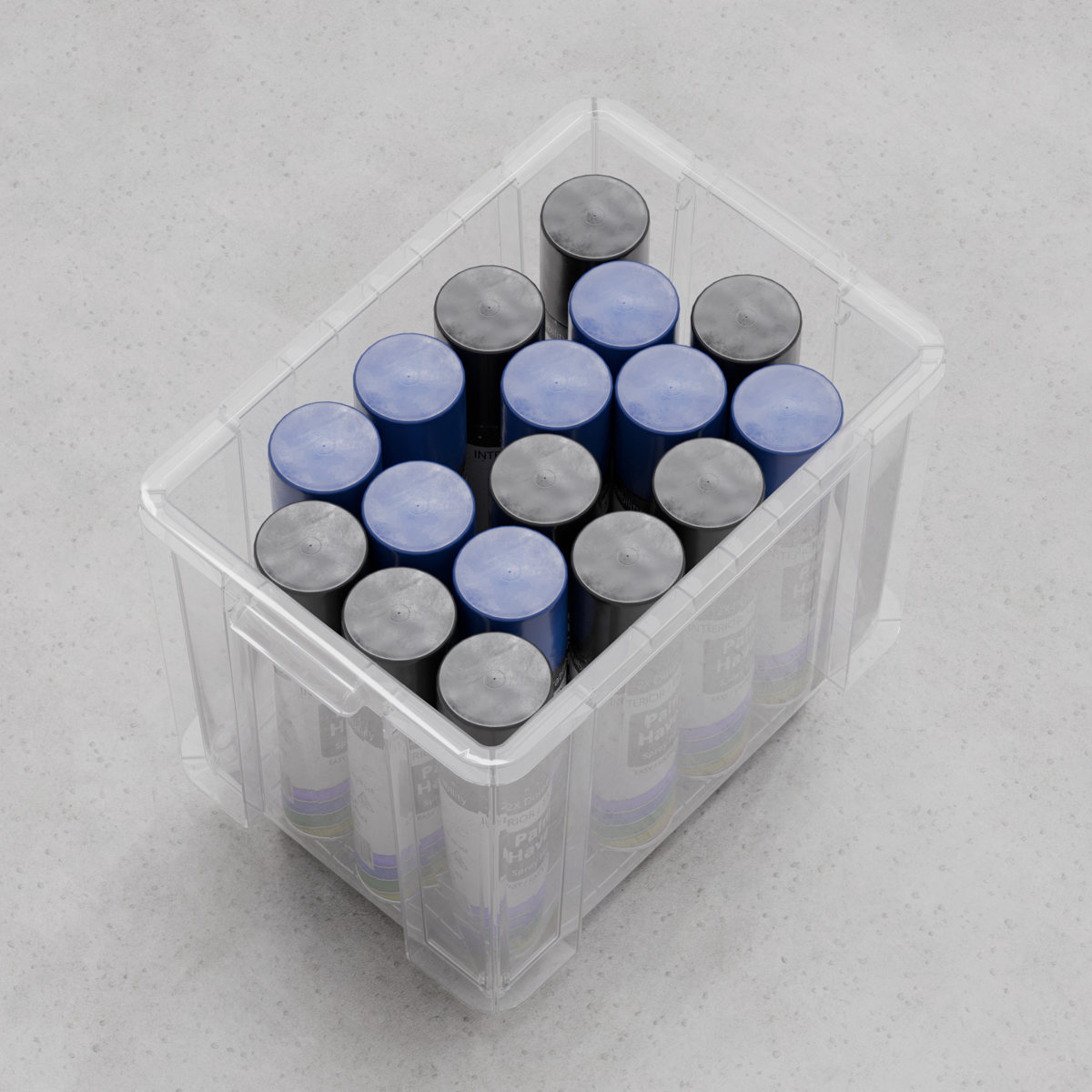 収納ボックス ロックス BOX 440L 大容量 幅29×奥行43×高さ30.5cm フタなし ( 収納ケース 積み重ね 丈夫 頑丈 収納 日本製 衣装ケース ストッカー 保管 スタッキング 工具箱 整理整頓 )