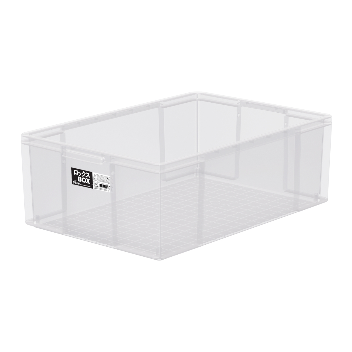 収納ボックス ロックス BOX 660M 大容量 幅43×奥行65×高さ23cm フタなし ( 収納ケース 積み重ね 丈夫 頑丈 収納 日本製 衣装ケース ストッカー 保管 スタッキング 工具箱 整理整頓 )