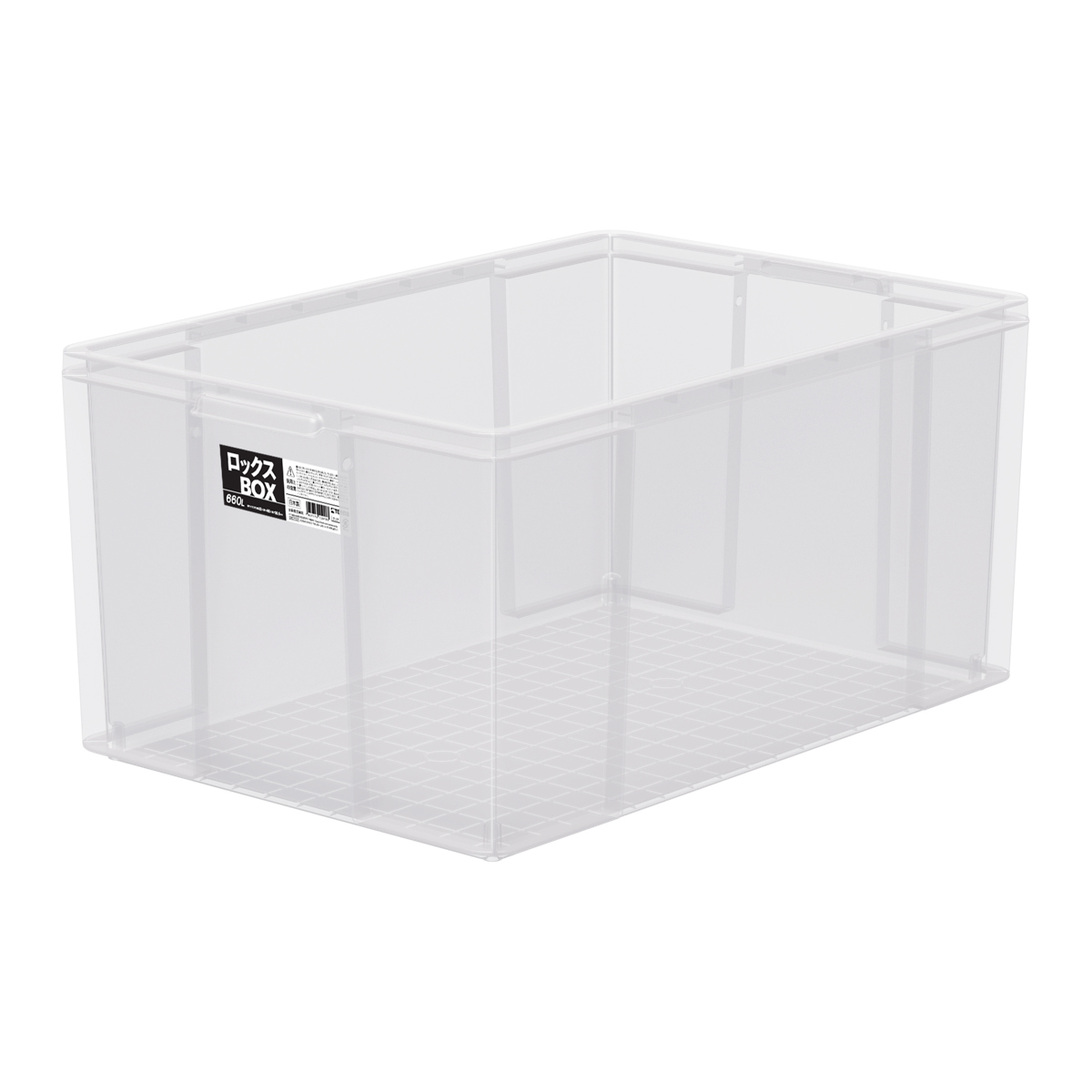 収納ボックス 3個セット ロックス BOX 660L 大容量 幅43×奥行65×高さ30.5cm フタなし ( 収納ケース 積み重ね 丈夫 頑丈 収納 日本製 衣装ケース ストッカー 保管 スタッキング 工具箱 整理整頓 )