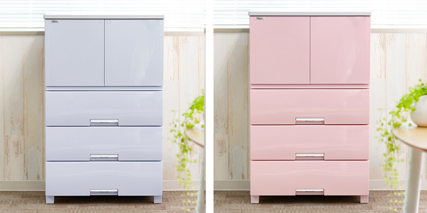 キャビネット　箪笥 Fits チェスト 幅65×奥行41×高さ105cm フィッツプラス キャビネット