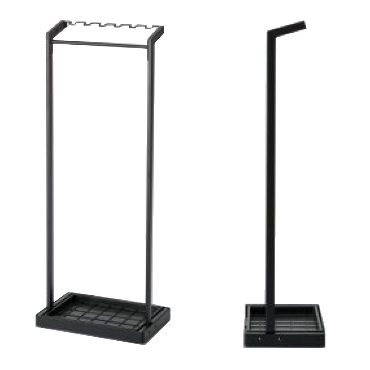 傘立て 14本用 傘かけ 折りたたみ傘対応 ( 法人限定 傘たて スリム 業務用 玄関収納 傘 かける スチール製 折り畳み傘 長傘 収納 アンブレラ スタンド 省スペース シンプル 黒 ブラック おしゃれ )