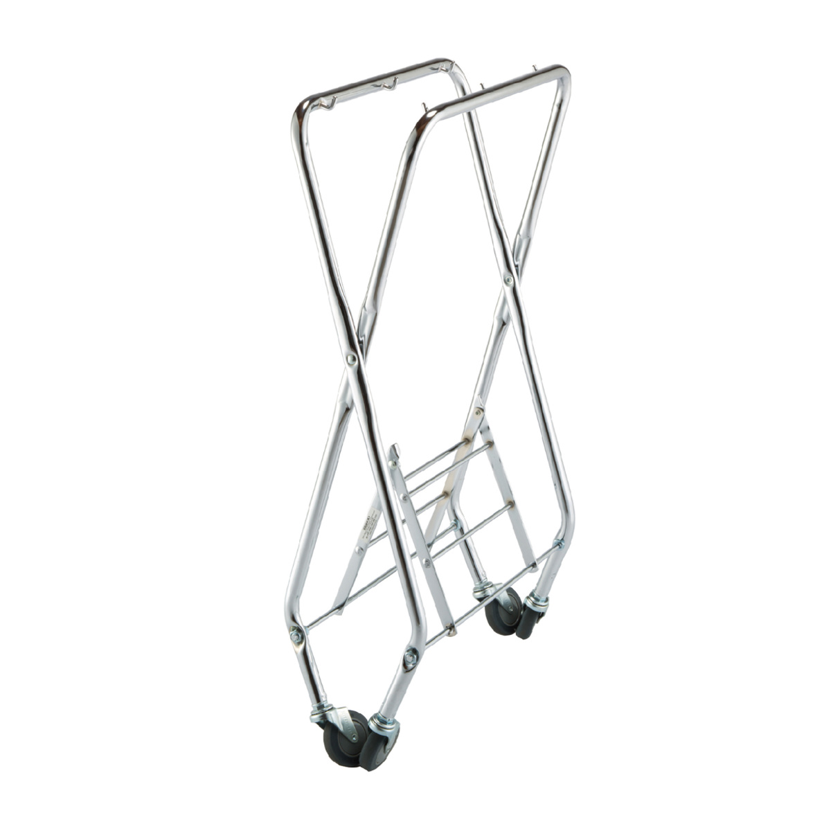 フレーム BMダストカー 本体 ミニ 直径7.5cmキャスター ( 法人限定 台車 カート 70L用 折り畳み式 フレームのみ ゴミ箱 コンパクト 小型 業務用 ダストカート 運搬台車 スチール製 運搬 回収 )