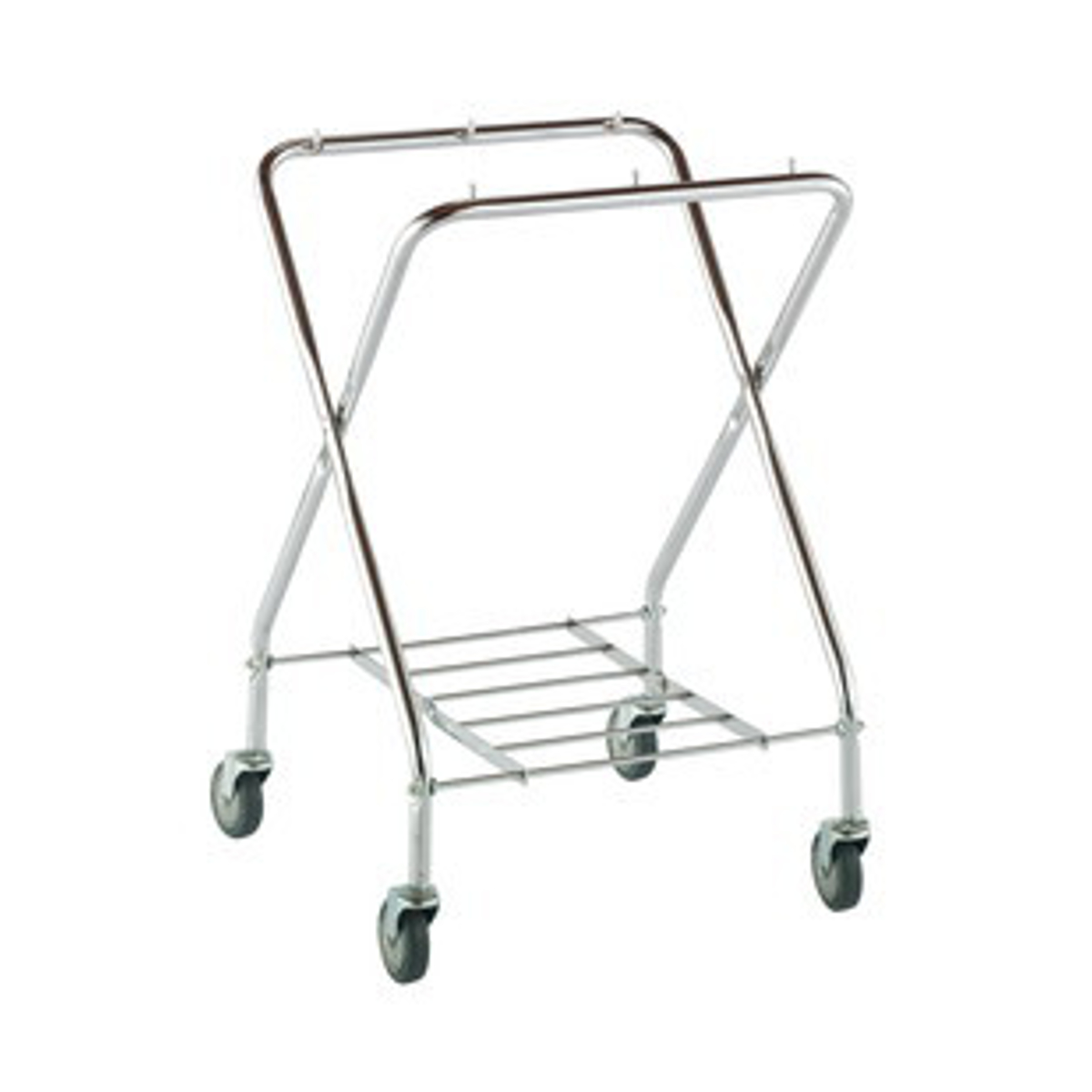 フレーム BMダストカー 本体 小 直径10cmキャスター （ 法人限定 台車 カート 132L用 折り畳み式 フレームのみ ゴミ箱 コンパクト 小型 業務用 ダストカート 運搬台車 スチール製 運搬 回収 ）