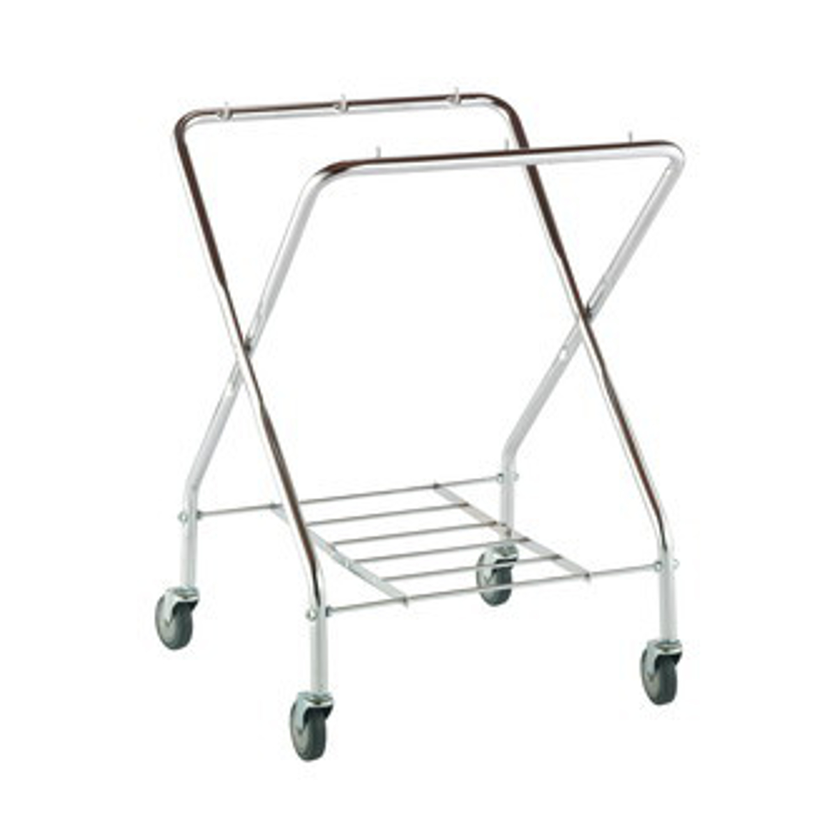 フレーム BMダストカー 本体 大 直径10cmキャスター （ 法人限定 台車 カート 236L用 折り畳み式 フレームのみ ゴミ箱 業務用 ダストカート 運搬台車 スチール製 運搬 回収 ）