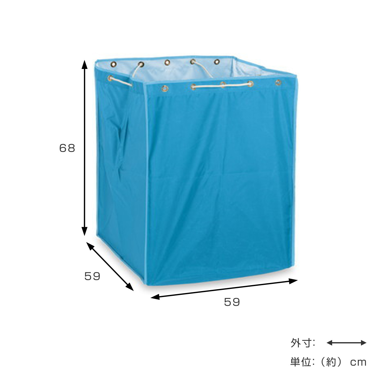 替袋 BMダストカー 替袋E 大 約236L ( 法人限定 袋のみ BMダストカー専用 ゴミ袋 収納袋 236リットル 袋 本体別売 ごみ袋 ダストボックス 収納 布袋 大容量 業務用 掃除用具 運搬 回収 ) 【グリーン】 グリーン