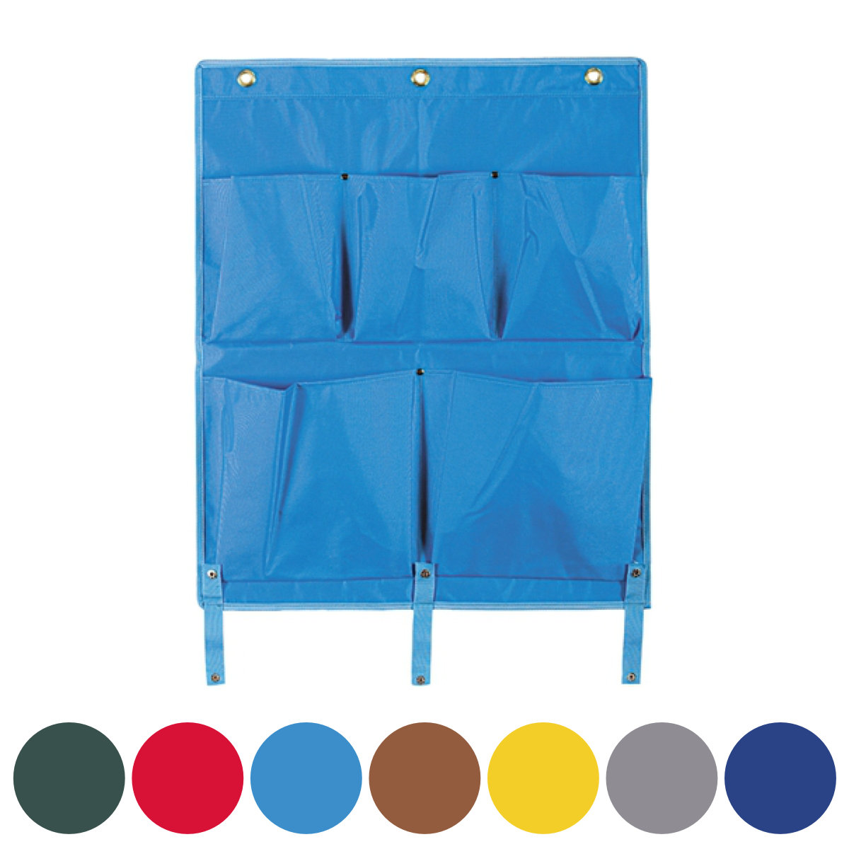 ポケット 収納 BMダストカー 専用ポケットE 大 （ 法人限定 BMダストカー専用 ポケット5個 対応パーツ 部品 パーツ 本体別売 布製 業務用 掃除用具 小物収納 道具入れ ツール ） 【ブラウン】