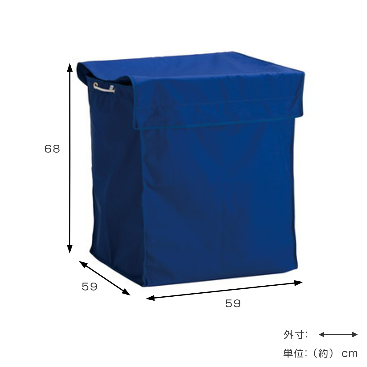 替袋 BMダストカー 抗菌防臭 青 約236L ( 法人限定 袋のみ BMダストカー専用 ゴミ袋 収納袋 236リットル 袋 ふた付き 抗菌 防臭 本体別売 ごみ袋 ダストボックス 収納 布袋 大容量 業務用 掃除用具 運搬 回収 )