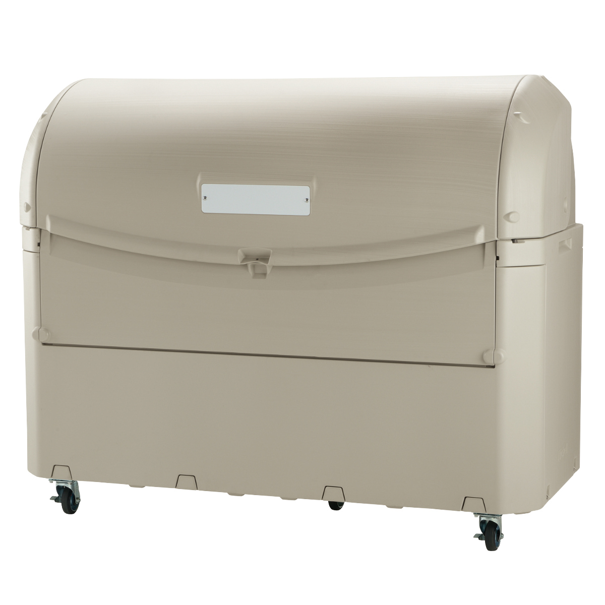 ゴミ箱 約1510L ワイドペール ST1500 キャスター付き ( 法人限定 ごみ箱 1510リットル スライド蓋 カギ穴付き 排水口付き ストッパー付きキャスター 屋外収納 コンテナ 収納庫 ゴミ置き場 物置 保管庫 倉庫 鍵別売り )