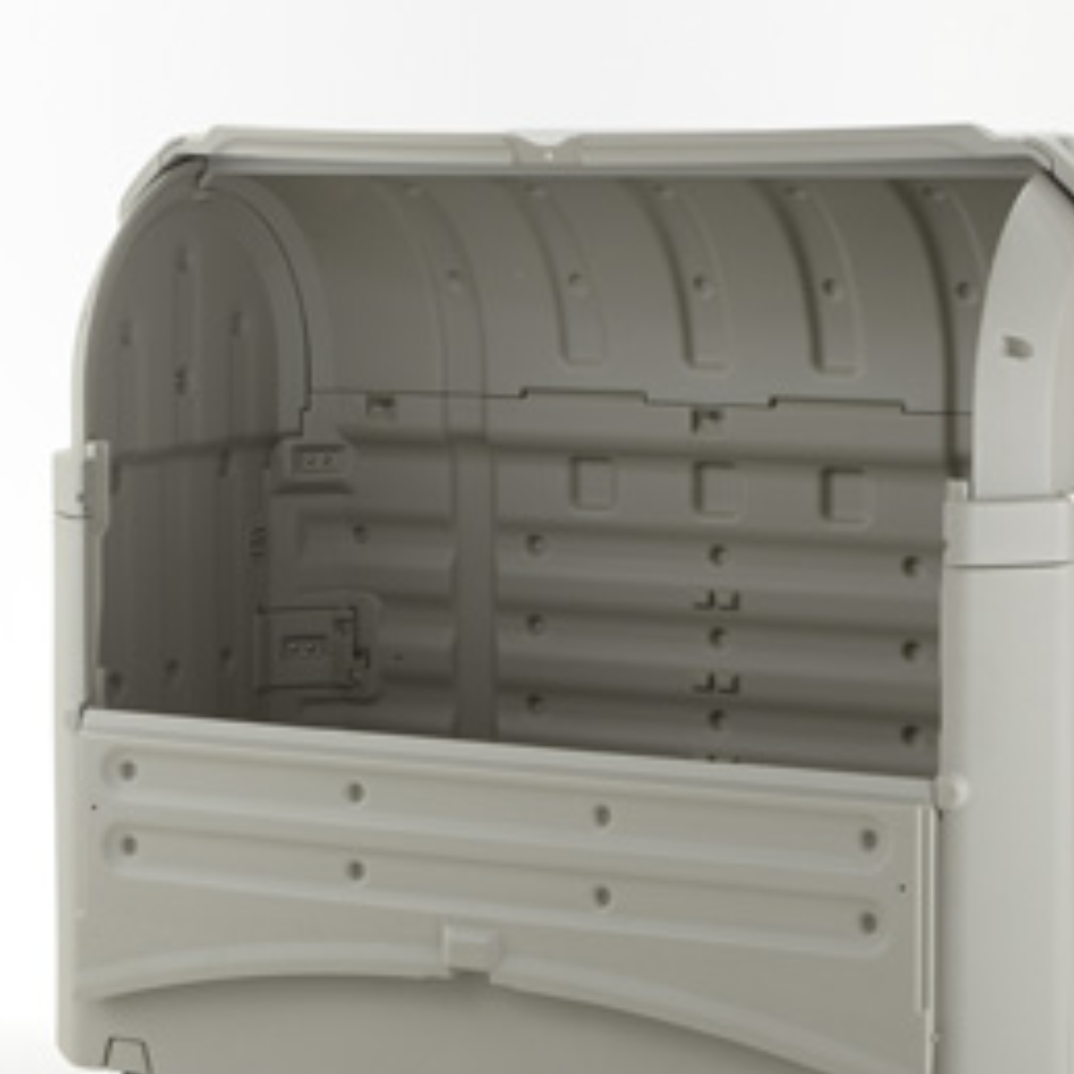 ゴミ箱 約1000L ワイドペールST1000 ( 法人限定 ごみ箱 1000リットル スライド蓋 カギ穴付き 排水口付き 屋外収納 コンテナ 収納庫 ゴミ置き場 物置 保管庫 倉庫 鍵別売り )