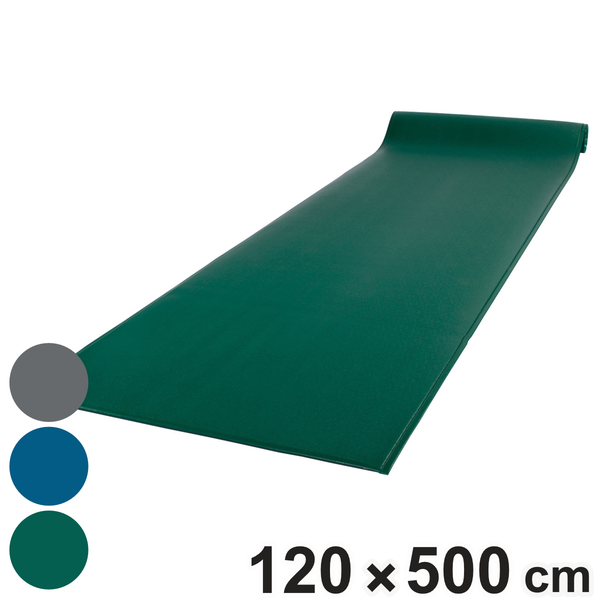 業務用マット テラクッション 極厚 120×500cm （ 法人限定 衝撃緩衝マット 疲労軽減マット クッションマット 立ち仕事 冷気 体温低下防止 保温効果 疲労軽減 底冷え 労働環境改善 スリップ防止 ） 【ブルー】