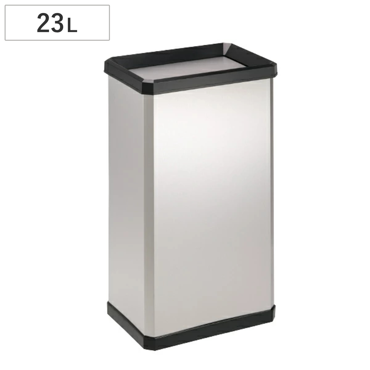 屋内用ゴミ箱 業務用ダストボックス 23L ステンフタ ステンターンボックス Sサイズ （ 法人限定 屋内用 スイング 業務用 ゴミ箱 ごみ箱 ステンレス製 ごみばこ ステンレス 23リットル オフィス 事務所 日本製 ）