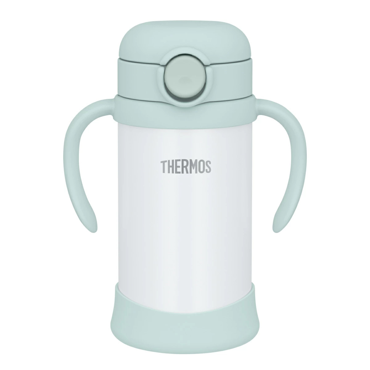 サーモス ストローマグ 魔法瓶 水筒 まほうびんのベビーストローマグ 無地 FJT-350 ( thermos THERMOS ベビーマグ まほうびん 350ml 保冷 両手 かわいい マグ トレーニングマグ 両手マグ ストロー ベビー 赤ちゃん シンプル ) 【サンドベージュ】 サンドベージュ