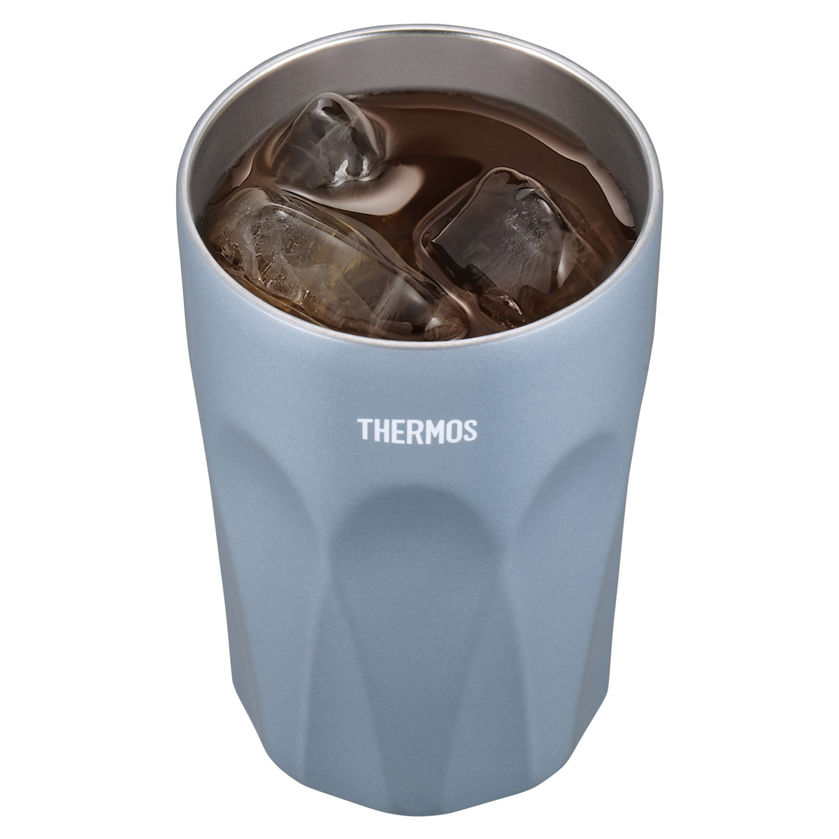 サーモス 真空断熱 タンブラー 400ml ( THERMOS ステンレス 食洗機対応 ステンレスタンブラー ステンレス製 保温 保冷 コップ おしゃれ かわいい カップ 真空断熱構造 結露しにくい リラックスタイム ) 【ミスティブルー】 ミスティブルー