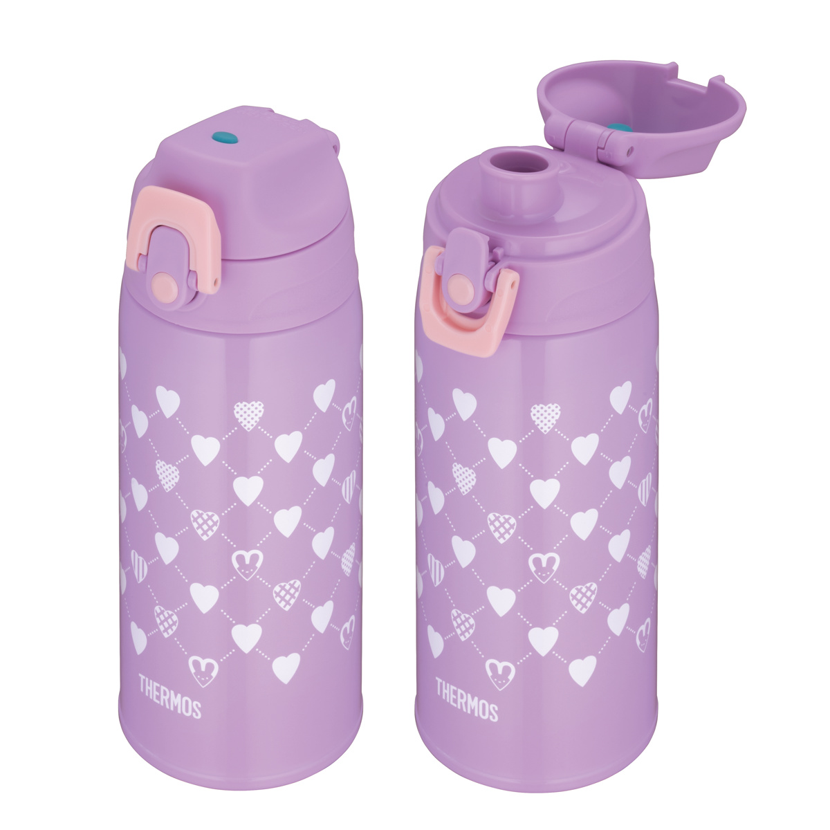 サーモス 水筒 600ml 真空断熱2ウェイボトル FJJ-602WF ( THERMOS 保温 保冷 子供 ワンタッチ ステンレスボトルル スポーツ飲料対応 0.6L 2way 直飲み コップ飲み スポーツドリンク対応 スポーツボトル ダイレクト ボトル キッズ ) 【ブルーブラウン】 ブルーブラウン