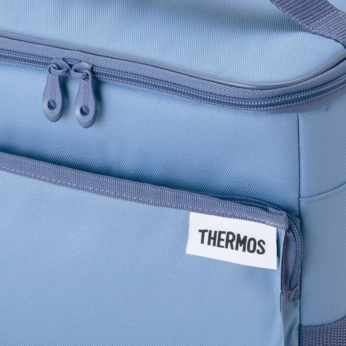 サーモス 保冷バッグ 5L ソフトクーラー RFD-0051 ( THERMOS クーラーバッグ 折りたたみ 保冷 5リットル 小型 コンパクト 2WAY エコバッグ 折り畳み ランチバッグ メッシュポケット付き ショルダーベルト クーラートートバッグ ) 【ライトブルー】 ライトブルー