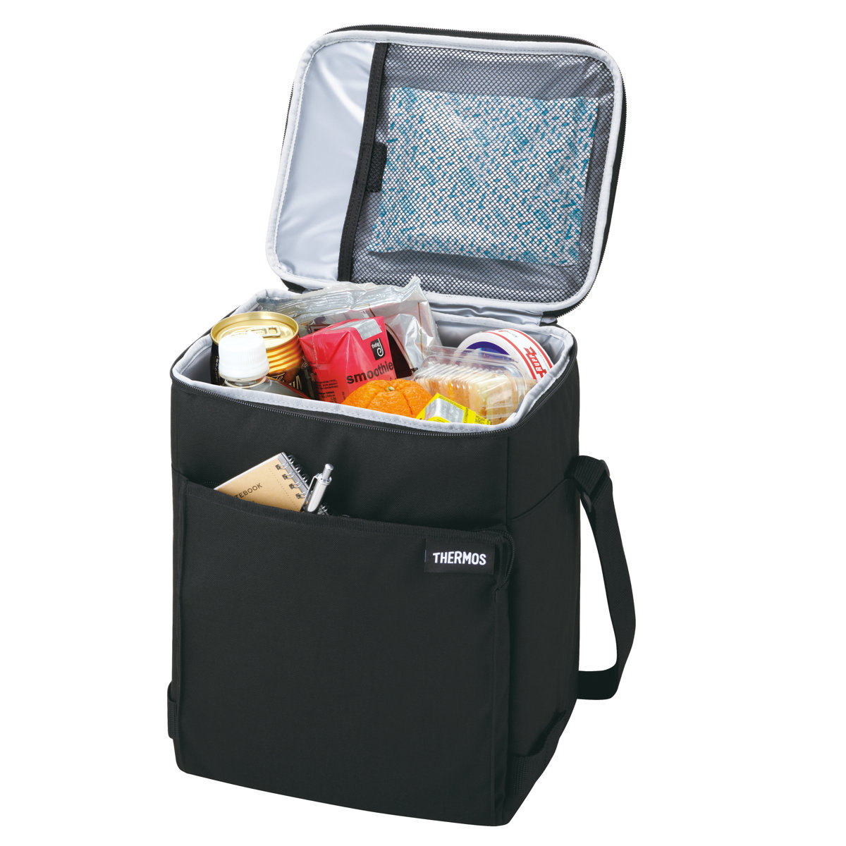 サーモス 保冷バッグ 15L ソフトクーラー RFD-0151 ( THERMOS クーラーバッグ 折りたたみ 保冷 15リットル 小型 コンパクト 2WAY エコバッグ 軽量 折り畳み メッシュポケット付き ショルダーベルト クーラートートバッグ ) 【サンドベージュ】 サンドベージュ