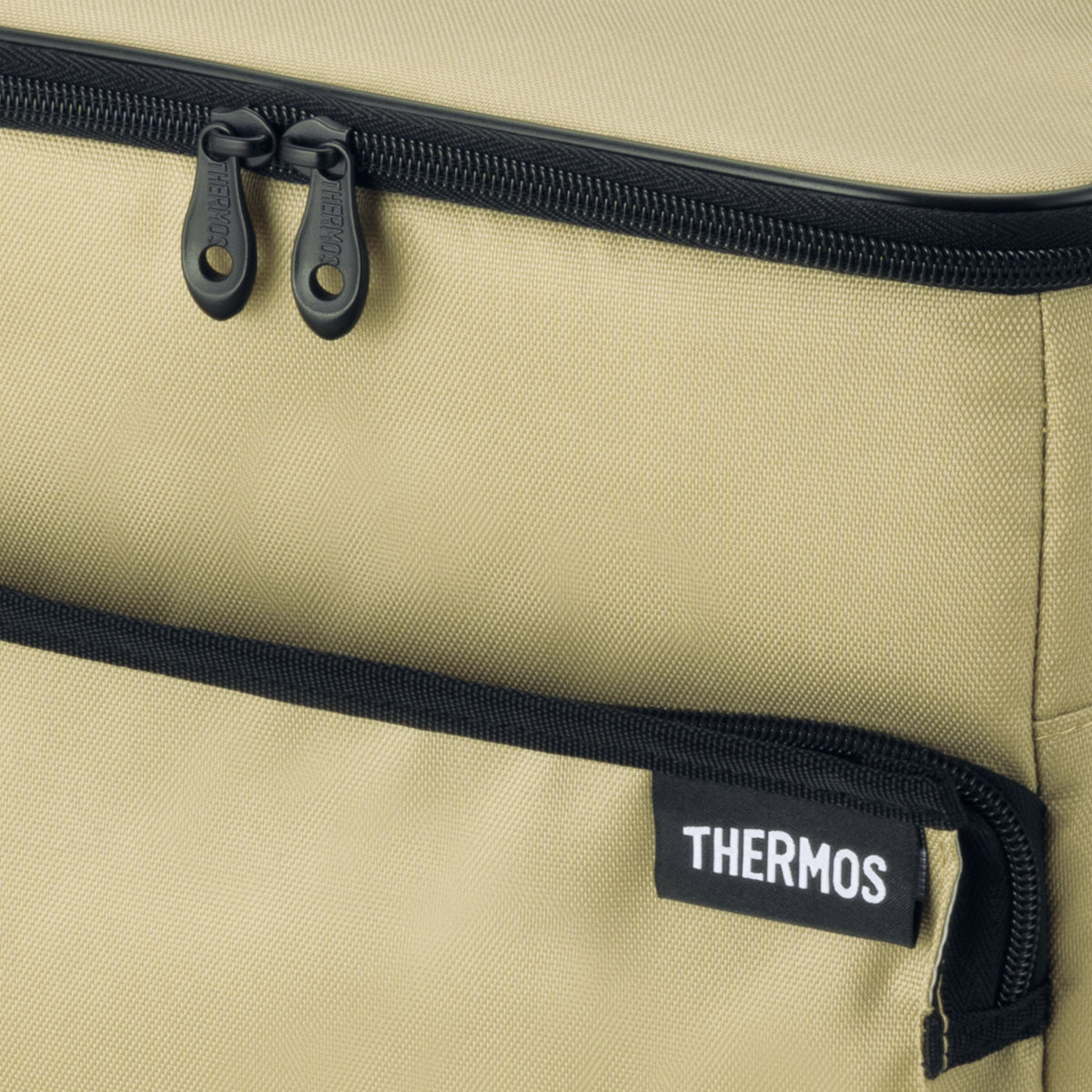 サーモス 保冷バッグ 15L ソフトクーラー RFD-0151 ( THERMOS クーラーバッグ 折りたたみ 保冷 15リットル 小型 コンパクト 2WAY エコバッグ 軽量 折り畳み メッシュポケット付き ショルダーベルト クーラートートバッグ ) 【サンドベージュ】 サンドベージュ