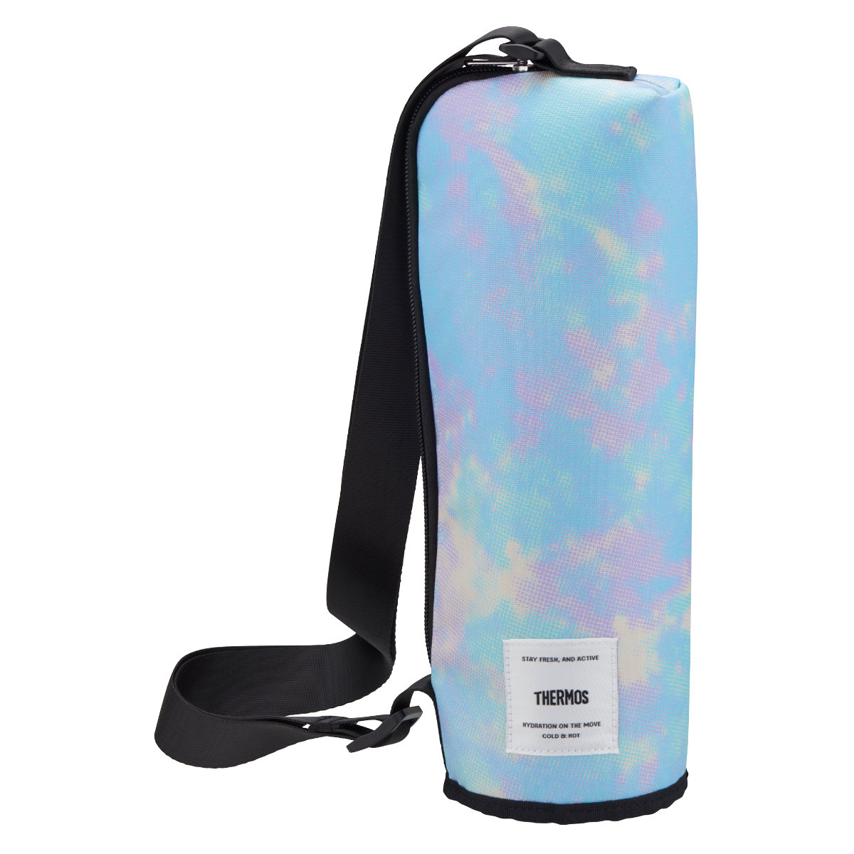 サーモス 水筒ポーチ 1L用 保冷マイボトルポーチ APL-1000 ( THERMOS 保冷 水筒カバー 水筒ケース ボトルケース マグボトルポーチ 水筒 すいとう カバー ケース ホルダー 持ち運び 保護 ストラップ ショルダーベルト ) 【グリーンカモフラージュ】 グリーンカモフラージュ