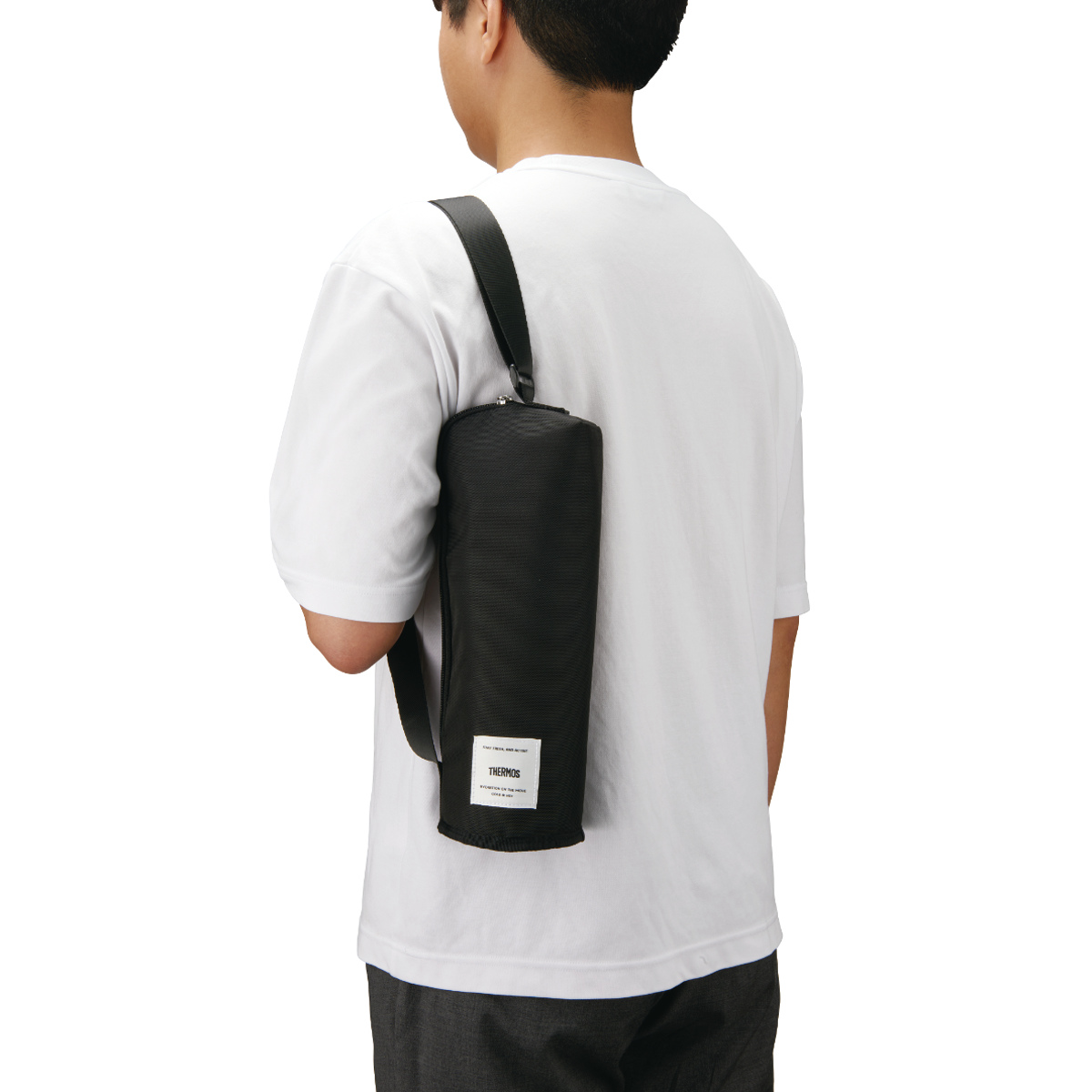 サーモス 水筒ポーチ 1L用 保冷マイボトルポーチ APL-1000 ( THERMOS 保冷 水筒カバー 水筒ケース ボトルケース マグボトルポーチ 水筒 すいとう カバー ケース ホルダー 持ち運び 保護 ストラップ ショルダーベルト ) 【グリーンカモフラージュ】 グリーンカモフラージュ