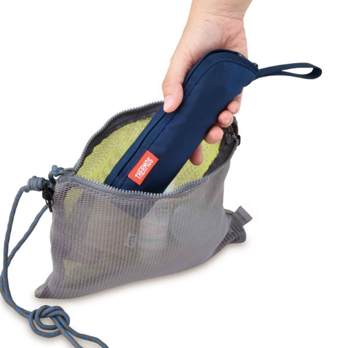 サーモス ポーチ 水筒 JOJ-180専用 ポケットマグポーチ APH-180 ( 水筒カバー 水筒ケース 水筒入れ 水筒ポーチ 真空断熱ポケットマグ用 真空断熱ポケットマグ専用 専用 ポーチ カバー ケース 部品 パーツ 入れ 洗える )