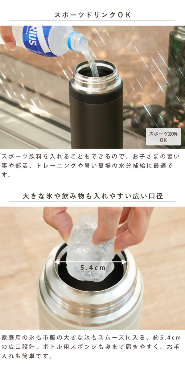サーモス 水筒 1.5L 真空断熱スポーツボトル FJU-1500 ( THERMOS 保冷 食洗機対応 直飲み ダイレクトボトル スポーツドリンク対応 軽量 食洗機OK スポーツ飲料対応 ステンレス ステンレスボトル マイボトル ボトル おしゃれ 大人 ) 【サンド】 サンド