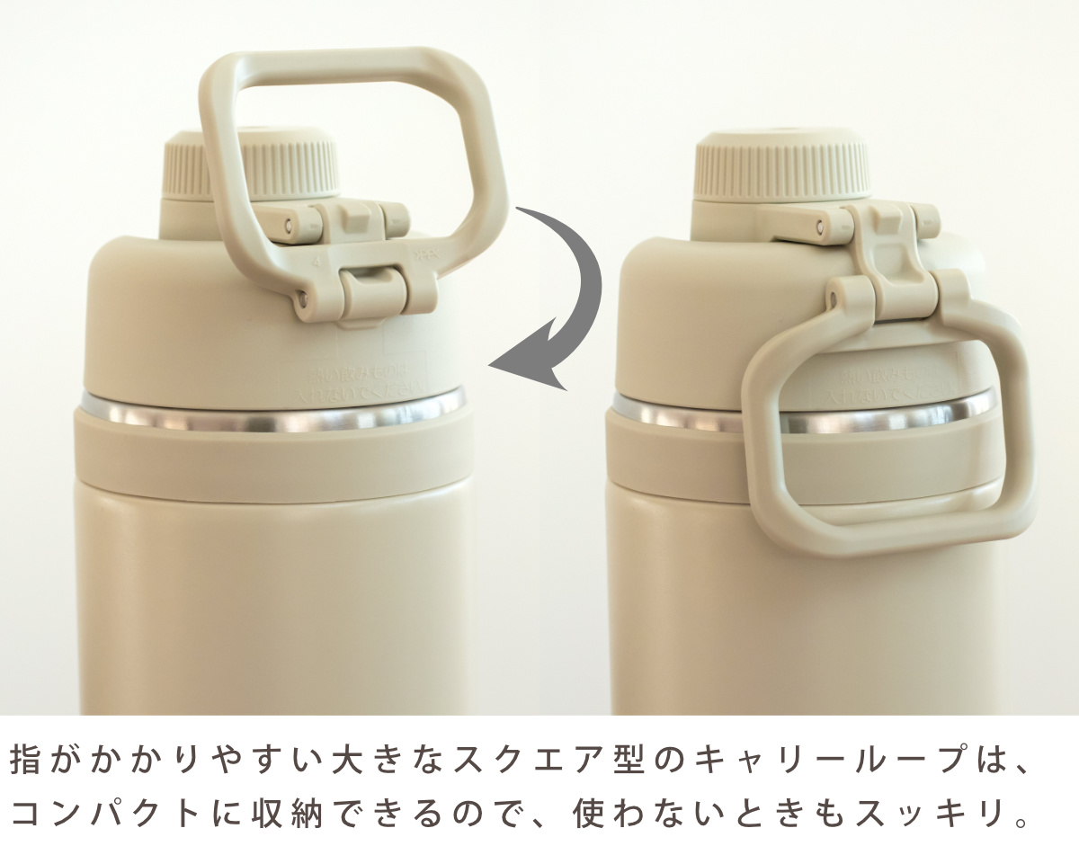 サーモス 水筒 1.5L 真空断熱スポーツボトル FJU-1500 ( THERMOS 保冷 食洗機対応 直飲み ダイレクトボトル スポーツドリンク対応 軽量 食洗機OK スポーツ飲料対応 ステンレス ステンレスボトル マイボトル ボトル おしゃれ 大人 ) 【サンド】 サンド