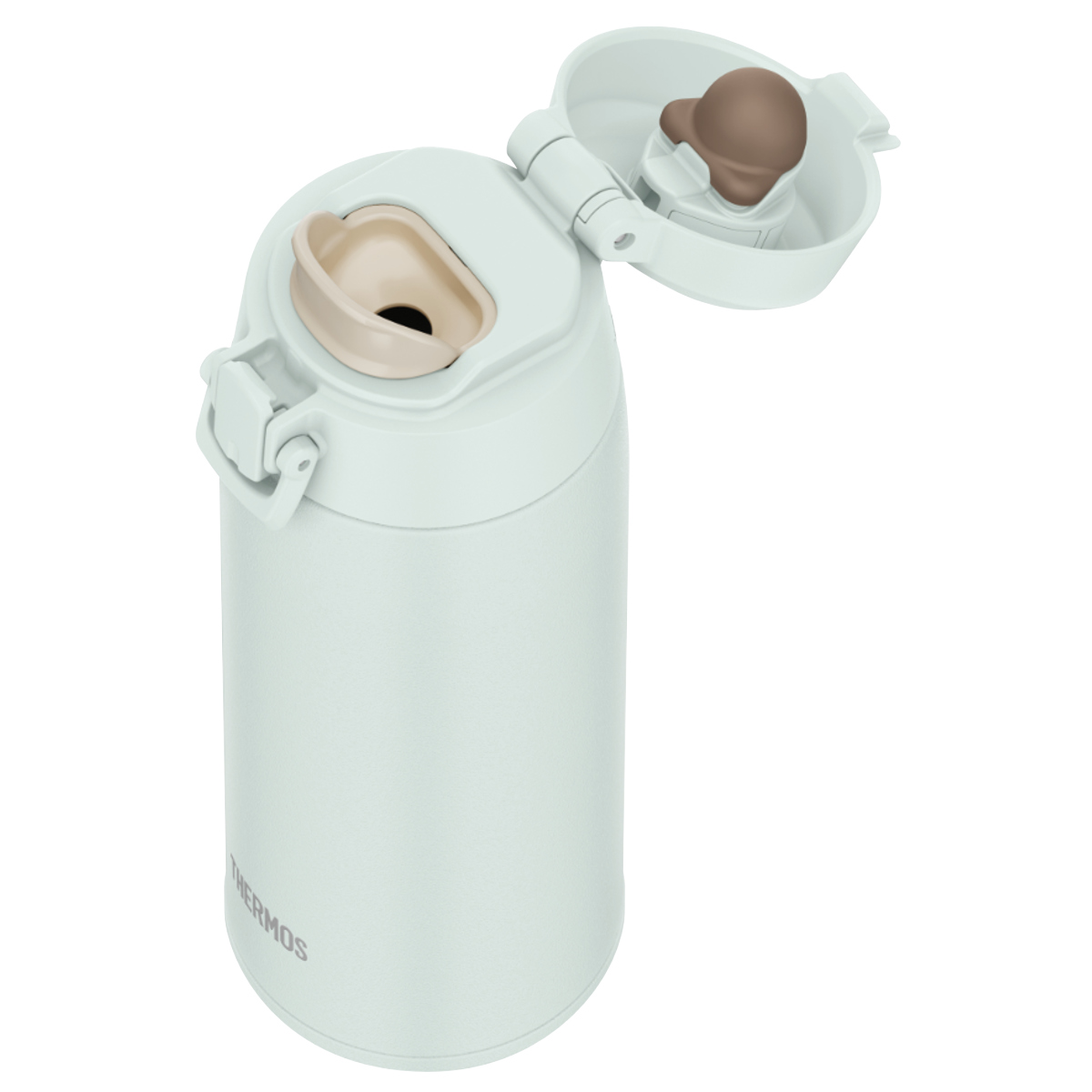 サーモス 水筒 550ml 真空断熱ケータイマグ 食洗機対応 JPC-550 ( THERMOS 保温 保冷 軽量 直飲み ステンレスボトル 食洗機OK ワンタッチ マグボトル スポーツドリンク ボトル 真空断熱 ダイレクトボトル ステンレス ワンプッシュ ) 【フォギーブルー】 フォギーブルー