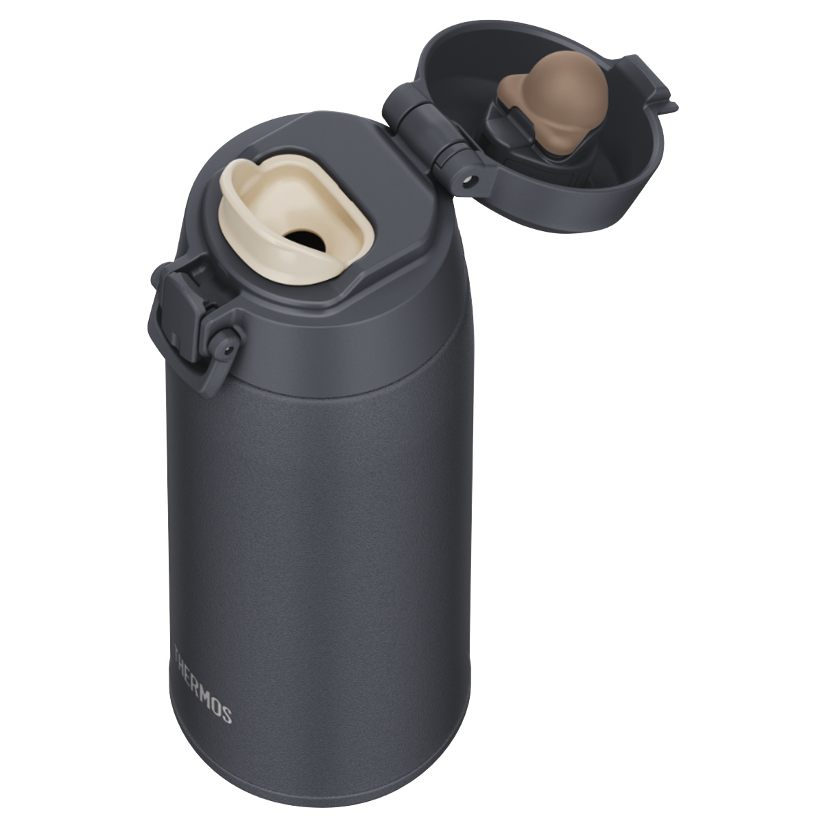 サーモス 水筒 550ml 真空断熱ケータイマグ 食洗機対応 JPC-550 ( THERMOS 保温 保冷 軽量 直飲み ステンレスボトル 食洗機OK ワンタッチ マグボトル スポーツドリンク ボトル 真空断熱 ダイレクトボトル ステンレス ワンプッシュ ) 【フォギーブルー】 フォギーブルー