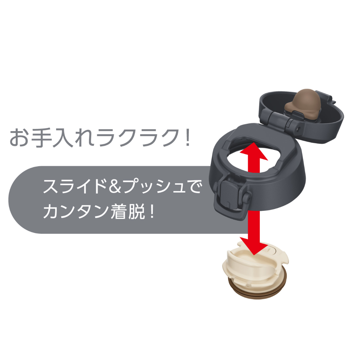 サーモス 水筒 800ml 真空断熱ケータイマグ JPC-800 ( THERMOS 保温 保冷 軽量 直飲み ステンレスボトル 食洗機対応 ワンタッチ マグボトル 食洗機OK スポーツドリンク ボトル 真空断熱 ダイレクトボトル ステンレス ワンプッシュ ) 【フロスティホワイト】 フロスティホワイト