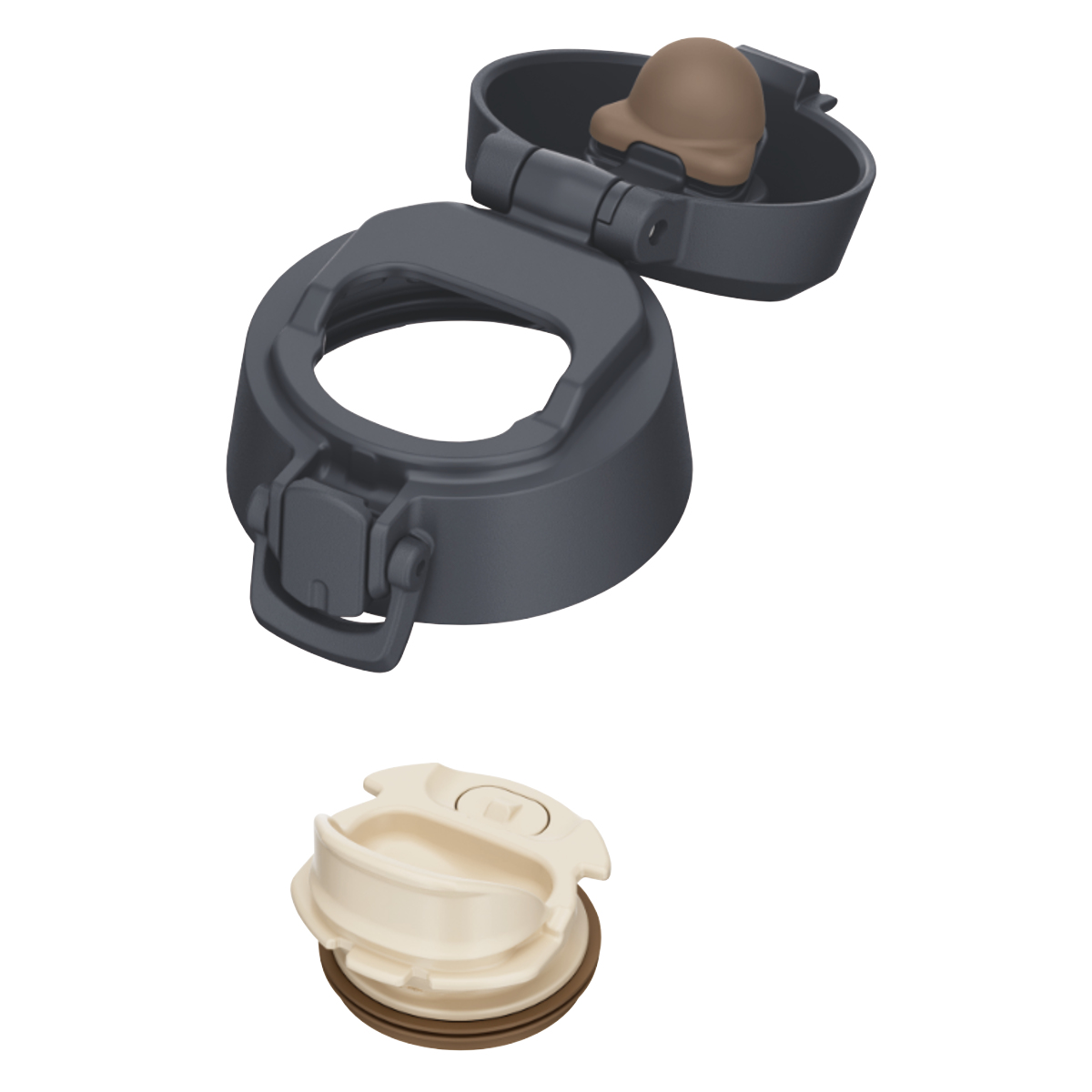 サーモス 水筒 800ml 真空断熱ケータイマグ JPC-800 ( THERMOS 保温 保冷 軽量 直飲み ステンレスボトル 食洗機対応 ワンタッチ マグボトル 食洗機OK スポーツドリンク ボトル 真空断熱 ダイレクトボトル ステンレス ワンプッシュ ) 【フロスティホワイト】 フロスティホワイト