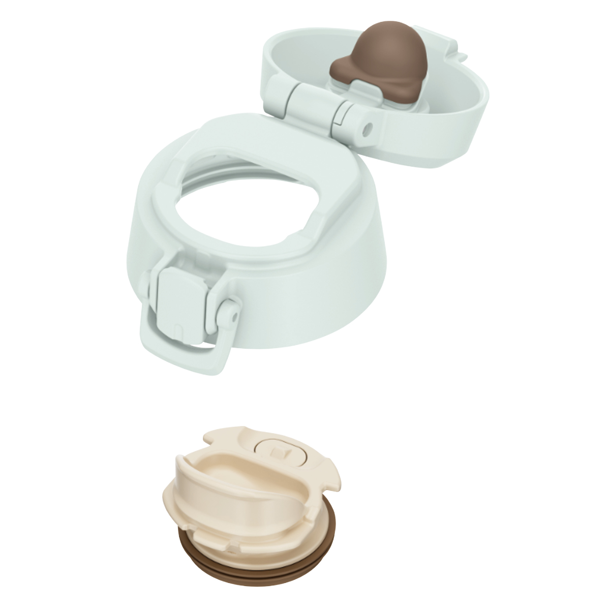 サーモス 水筒 800ml 真空断熱ケータイマグ JPC-800 ( THERMOS 保温 保冷 軽量 直飲み ステンレスボトル 食洗機対応 ワンタッチ マグボトル 食洗機OK スポーツドリンク ボトル 真空断熱 ダイレクトボトル ステンレス ワンプッシュ ) 【フロスティホワイト】 フロスティホワイト