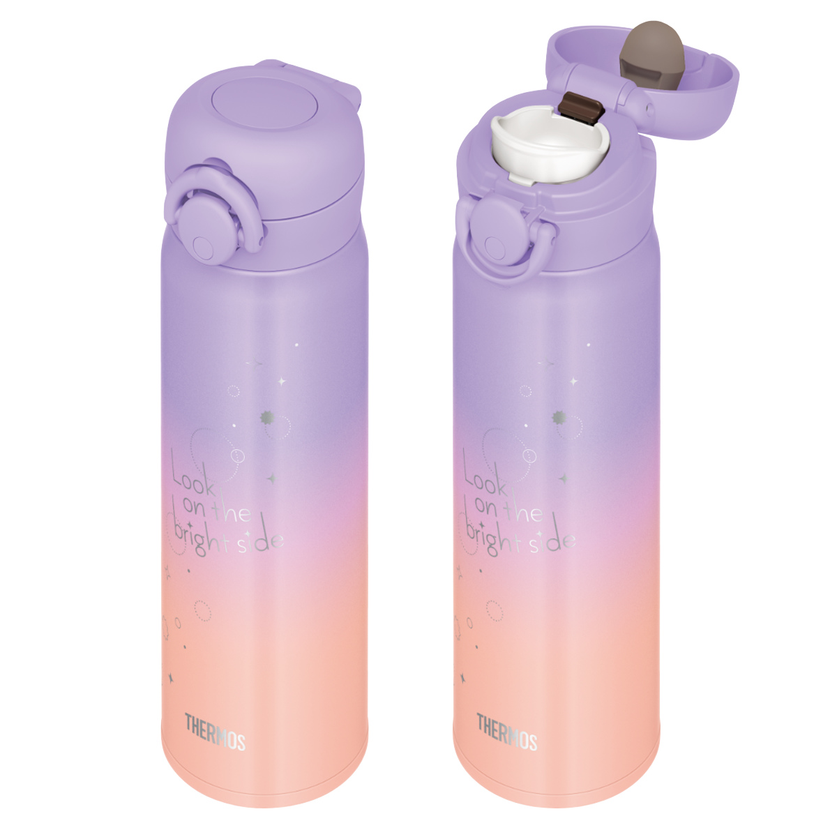 サーモス 水筒 500ml 真空断熱ケータイマグ 直飲み JNR-504G ( THERMOS 保温 保冷 軽量 ステンレスボトル ワンタッチ マグボトル スポーツドリンク ボトル 真空断熱 ダイレクトボトル 直のみ すいとう ステンレス ワンプッシュ ) 【パステルブルー】 パステルブルー