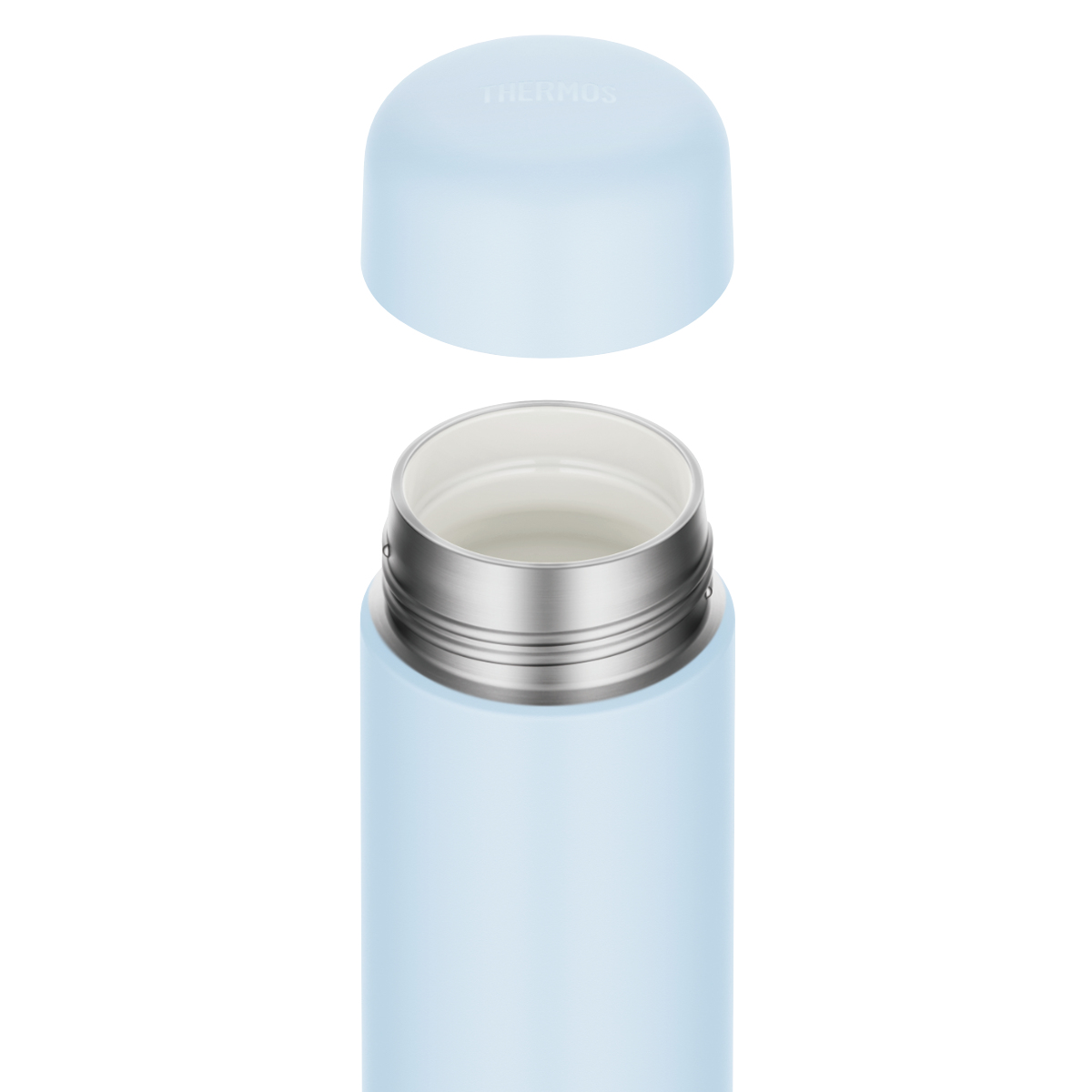 サーモス 水筒 650ml 真空断熱ケータイマグ セラミック加工 JPB-650 ( THERMOS 直飲み 保温 保冷 食洗機対応 スクリュー マグボトル スポーツドリンク対応 食洗機OK ステンレスボトル 魔法瓶 スリム 軽量 マグ ボトル シンプル ) 【フォギーブラウン】 フォギーブラウン