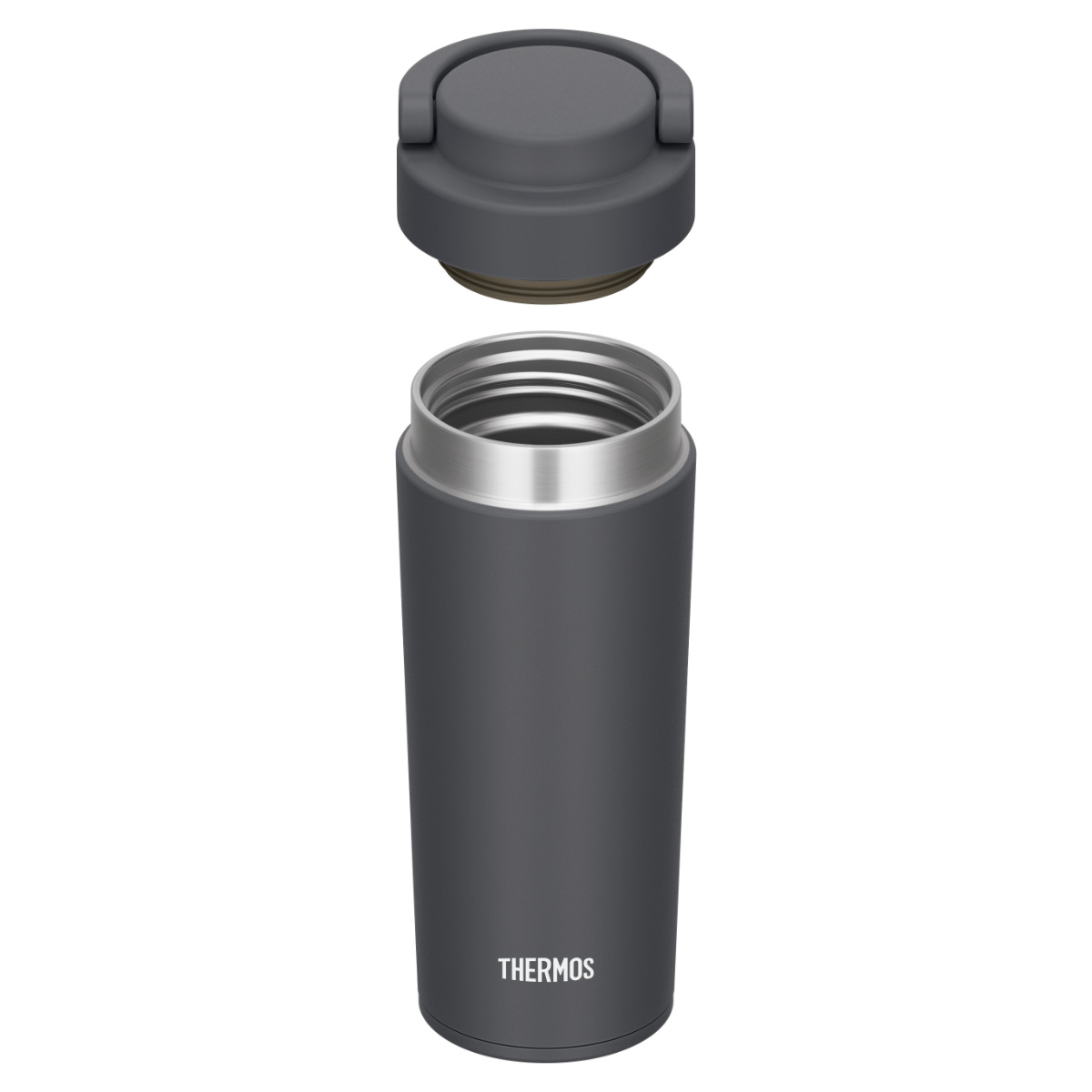 サーモス 水筒 420ml 真空断熱ケータイタンブラー JOV-421 ( THERMOS タンブラー 保温 保冷 食洗機対応 マグボトル スポーツドリンク対応 直飲み 食洗機OK マグ ボトル 蓋付き 真空断熱 魔法瓶 ハンドル付き ステンレスボトル ) 【アイボリー】 アイボリー