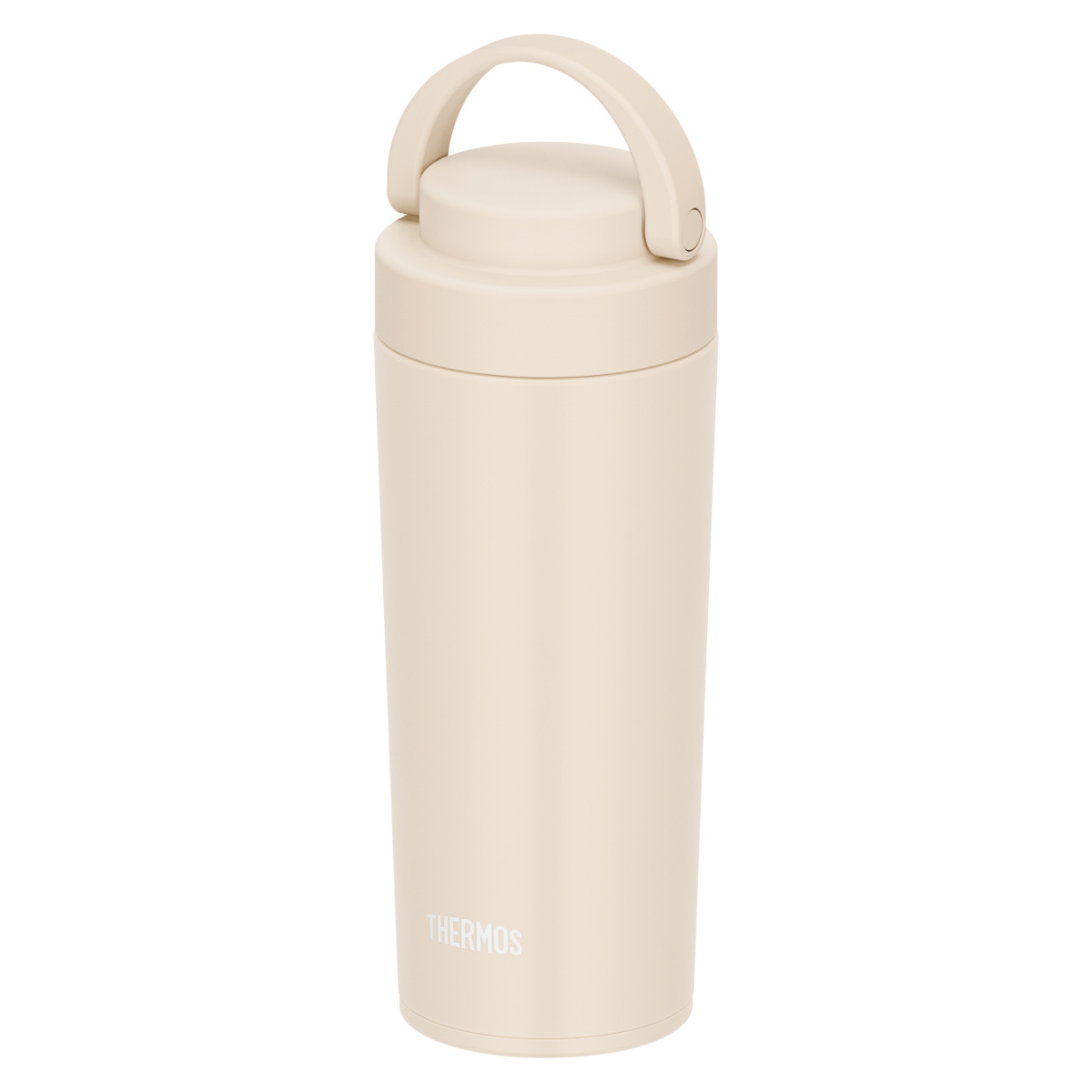 サーモス 水筒 420ml 真空断熱ケータイタンブラー JOV-421 ( THERMOS タンブラー 保温 保冷 食洗機対応 マグボトル スポーツドリンク対応 直飲み 食洗機OK マグ ボトル 蓋付き 真空断熱 魔法瓶 ハンドル付き ステンレスボトル ) 【アイボリー】 アイボリー