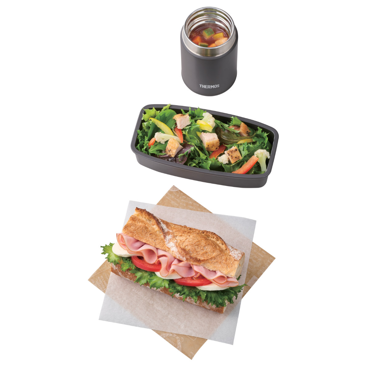 サーモス 弁当箱セット 1L 1000ml 真空断熱スープランチセット JEH-1000 ( THERMOS スープジャー 保温 保冷 ランチボックス 食洗機対応 弁当 スープ お弁当 お弁当箱 ステンレス フードジャー ランチポット レンジ対応 ポーチ付き )