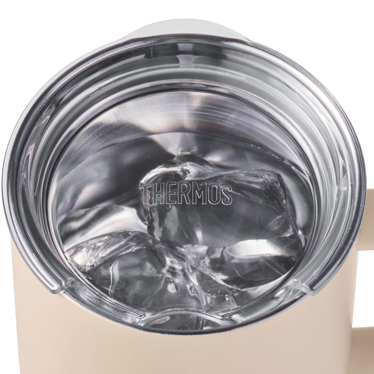 サーモス マグカップ用フタ M L ( THERMOS 真空断熱 マグカップ 350ml 450ml 食洗機対応 ふた 蓋 パッキン一体型 おしゃれ かわいい 透明 クリア お手入れ 簡単 ) 【L】 L