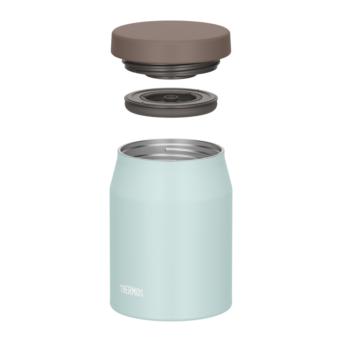 サーモス スープジャー 500ml 真空断熱スープジャー JEF-500 ( THERMOS 保温 保冷 食洗機対応 弁当箱 真空断熱 フードポット スープボトル 食洗機OK お弁当箱 ランチボックス ステンレス 無地 ランチジャー スープポット ) 【グレージュ】 グレージュ