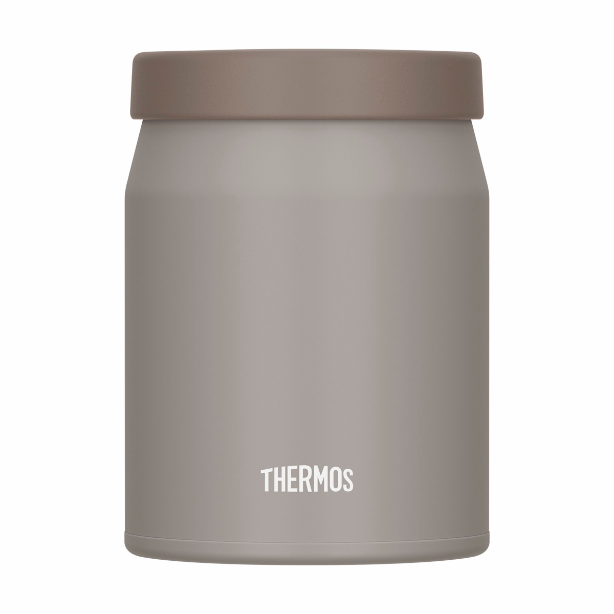 サーモス スープジャー 500ml 真空断熱スープジャー JEF-500 ( THERMOS 保温 保冷 食洗機対応 弁当箱 真空断熱 フードポット スープボトル 食洗機OK お弁当箱 ランチボックス ステンレス 無地 ランチジャー スープポット ) 【グレージュ】 グレージュ