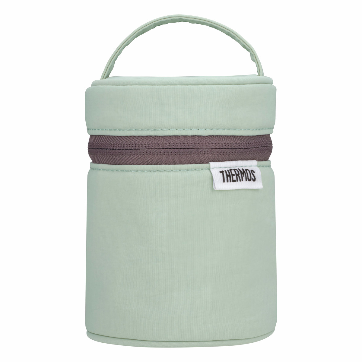 サーモス スープジャーポーチ 200ml専用 RFN-001 ( THERMOS カバー ケース バッグ スープジャー用 スープボトル用 ポケット付き 保温 保冷 無地 持ち運び 保護 ) 【コーラルピンク】 コーラルピンク