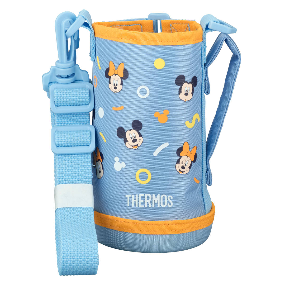 サーモス カバー ストラップ付 水筒 FJJ-600WF 専用 ( THERMOS ポーチ ケース 対応 パーツ 部品 のみ 水筒カバー 専用パーツ 専用部品 水筒用パーツ 交換 交換用 替え ) 【ピンクホワイト】 ピンクホワイト