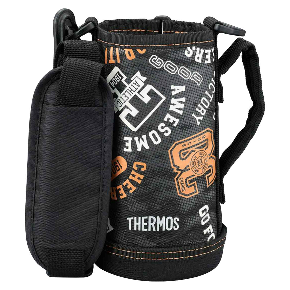 サーモス カバー ストラップ付 水筒 FJJ-600WF 専用 ( THERMOS ポーチ ケース 対応 パーツ 部品 のみ 水筒カバー 専用パーツ 専用部品 水筒用パーツ 交換 交換用 替え ) 【ピンクホワイト】 ピンクホワイト