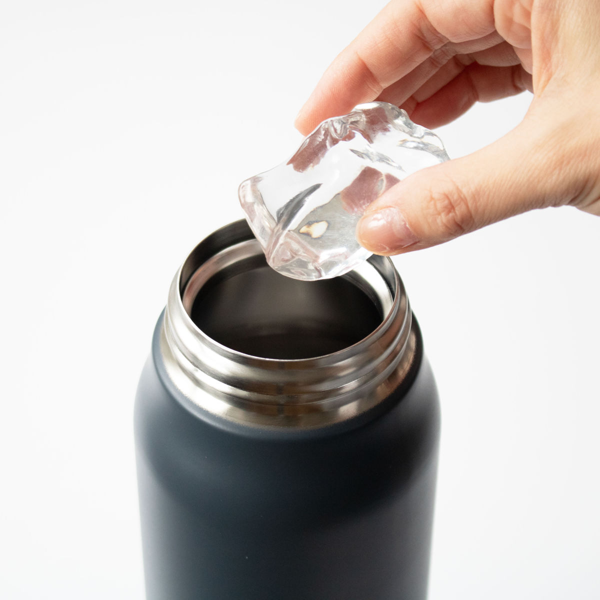 サーモス 水筒 350ml 真空断熱ケータイマグ ( THERMOS 保温 保冷 軽量 直飲み ステンレスボトル コンパクト ワンタッチ マグボトル マグ ボトル 真空断熱 ダイレクトボトル 直のみ すいとう ステンレス ワンプッシュ ) 【スノーホワイト】 スノーホワイト