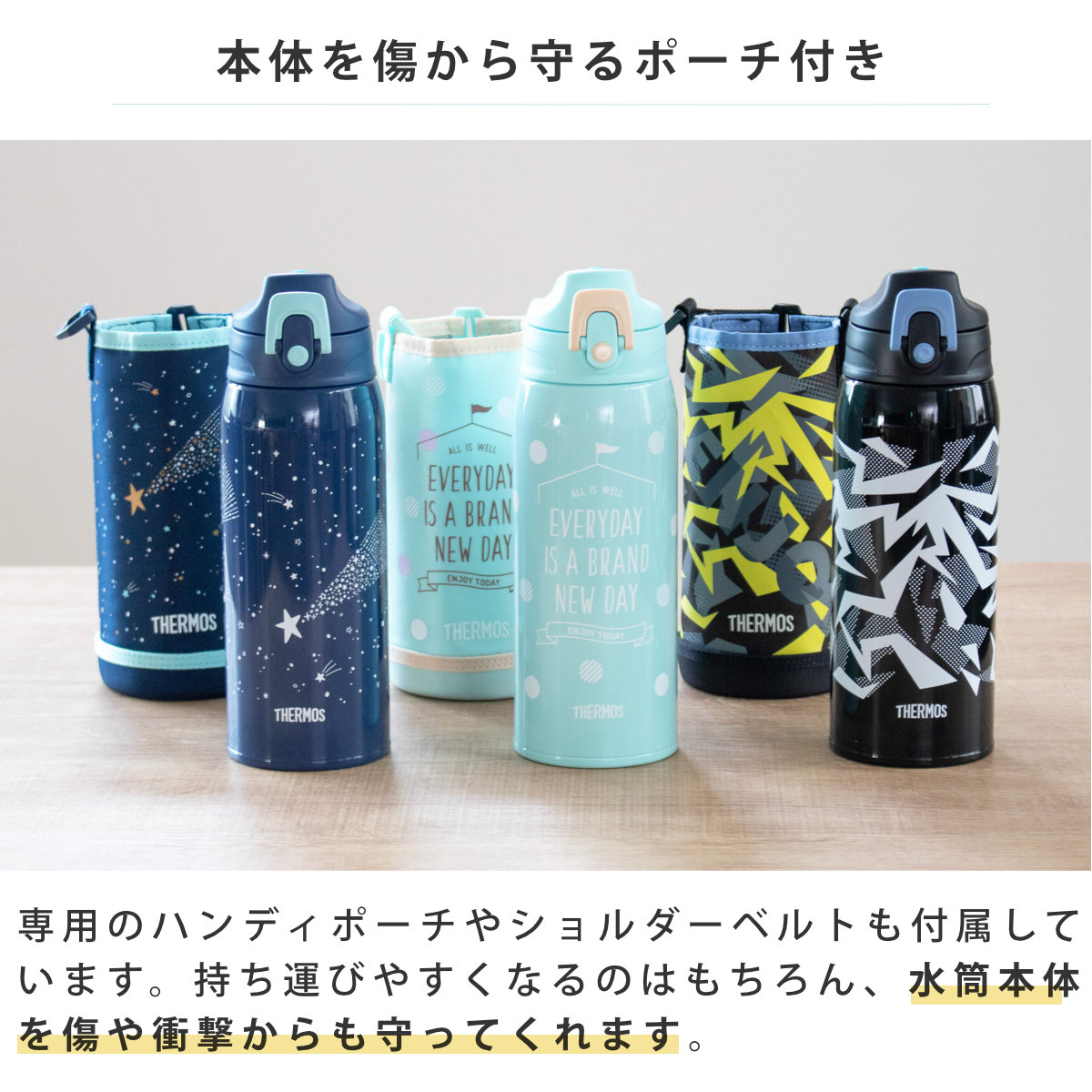 サーモス 水筒 800ml 真空断熱2ウェイボトル FJJ-802WF ( THERMOS 保温 保冷 子供 ワンタッチ ステンレスボトルル スポーツ飲料対応 0.8L 2way 直飲み コップ飲み スポーツドリンク対応 スポーツボトル ダイレクト ボトル キッズ ) 【ブラックイエロー】 ブラックイエロー