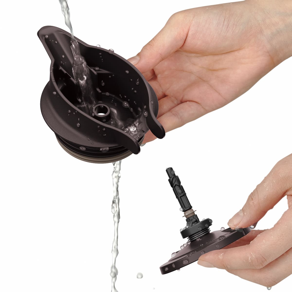 サーモス ポット 2L ステンレスポット ( THERMOS ステンレス 保温 保冷 食洗機対応 卓上ポット ステンレス製 おしゃれ ワンタッチ 魔法びん構造 広口設計 軽量 コンパクト 持ち運び 節約 ) 【ブラウン】 ブラウン