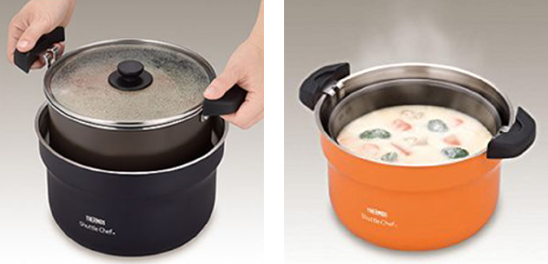 未使用保管品 シャトルシェフ KPA-4500L 保温調理鍋 dショッピング |真空保温調理器 シャトルシェフ サーモス（thermos